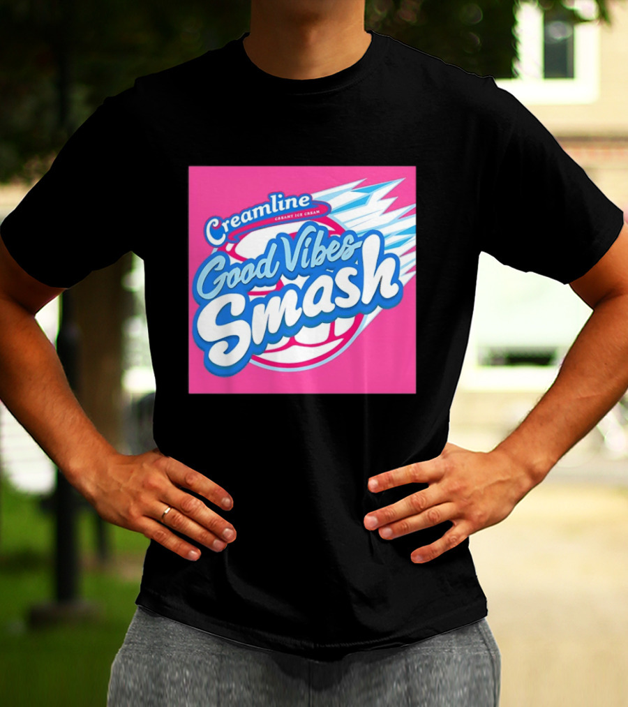 Creamline Good Vibes Smash Creamy Ice Cream Burst T-Shirt