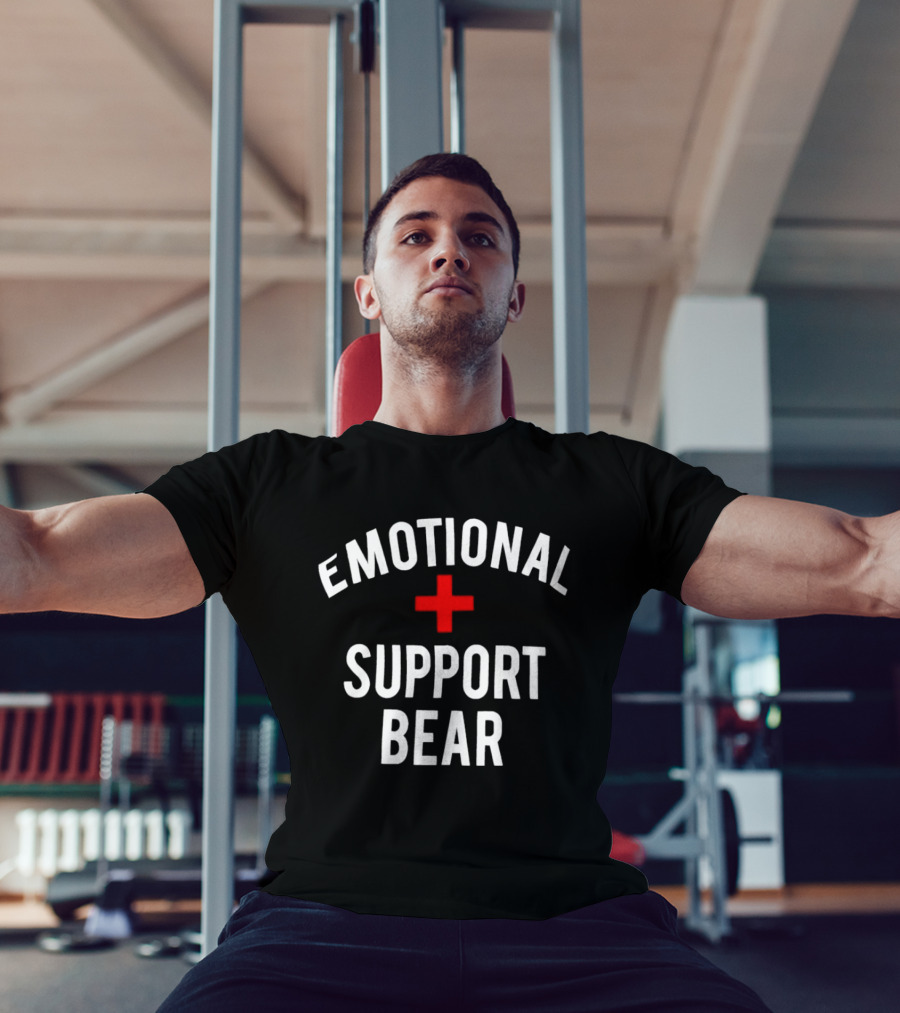 Emotional Support Bear Red Cross T-Shirt