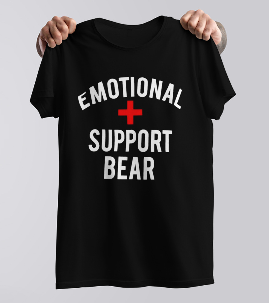 Emotional Support Bear Red Cross T-Shirt