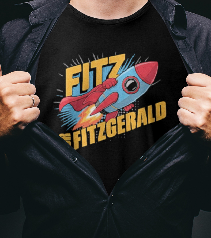 FITZ For FITZGERALD Rocketship T-Shirt