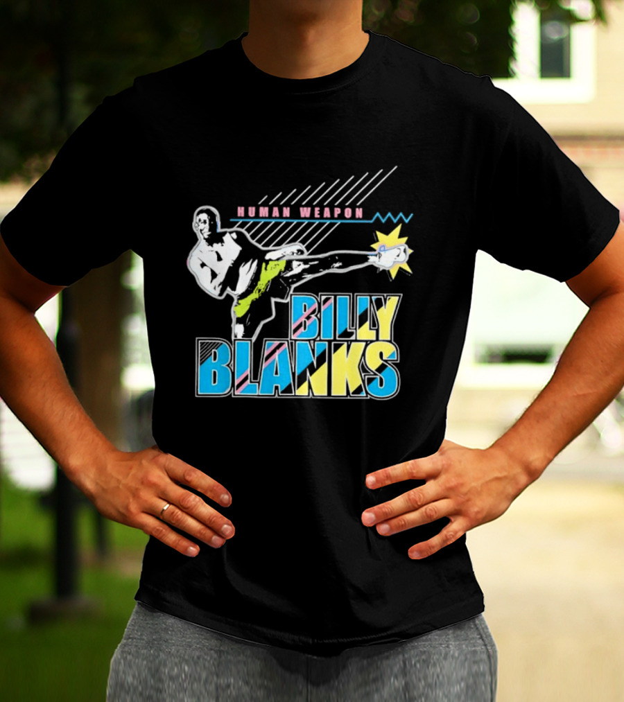 Human Weapon Billy Blanks Retro Kick Action T-Shirt