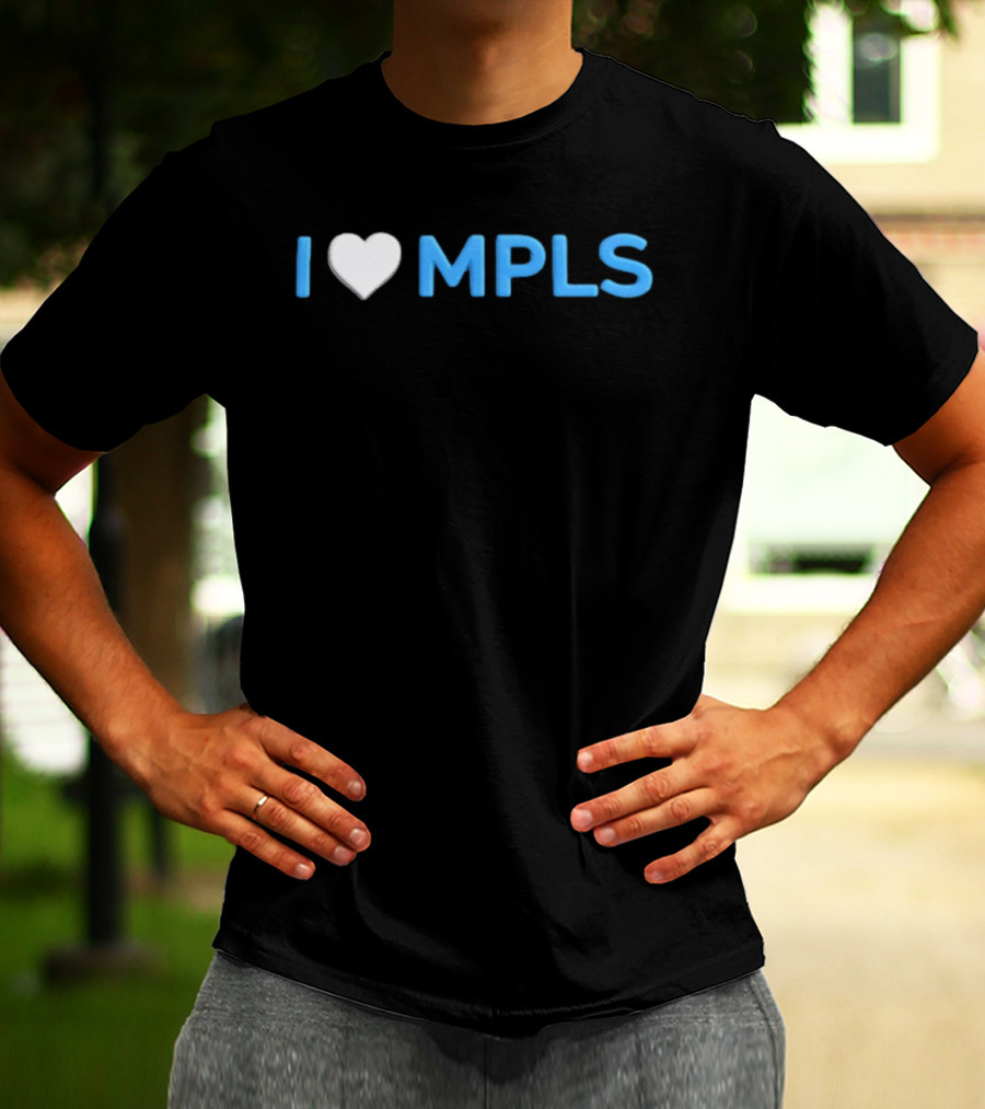 I Love MPLS Heart Minneapolis T-Shirt