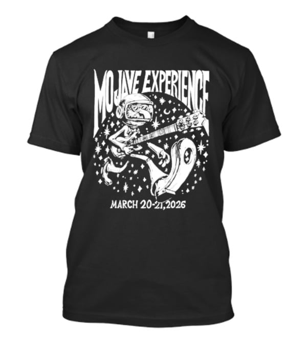 Mojave Experience March 20 21 2026 Alien Guitar Adventure T-Shirt