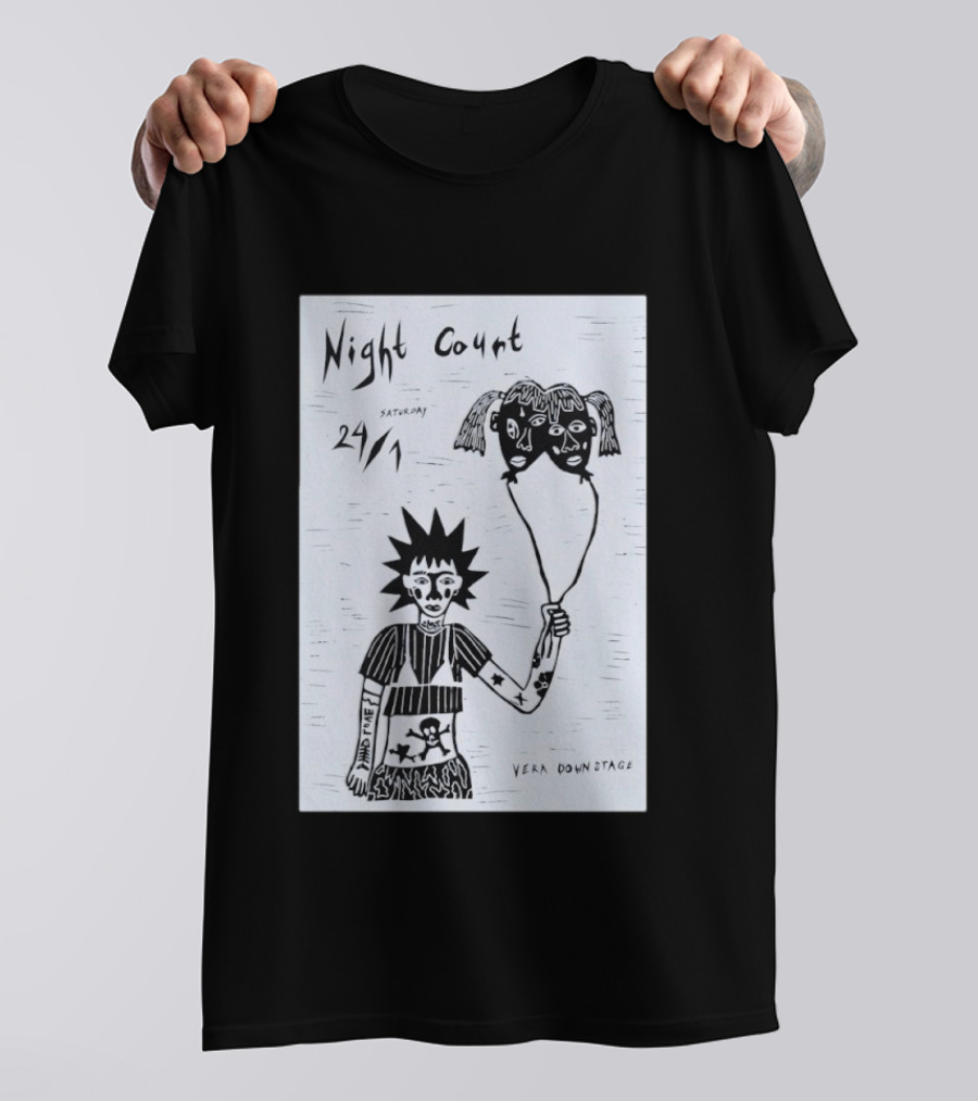 Night Court January 24 Vera Downstage Groningen NL Punk T-Shirt