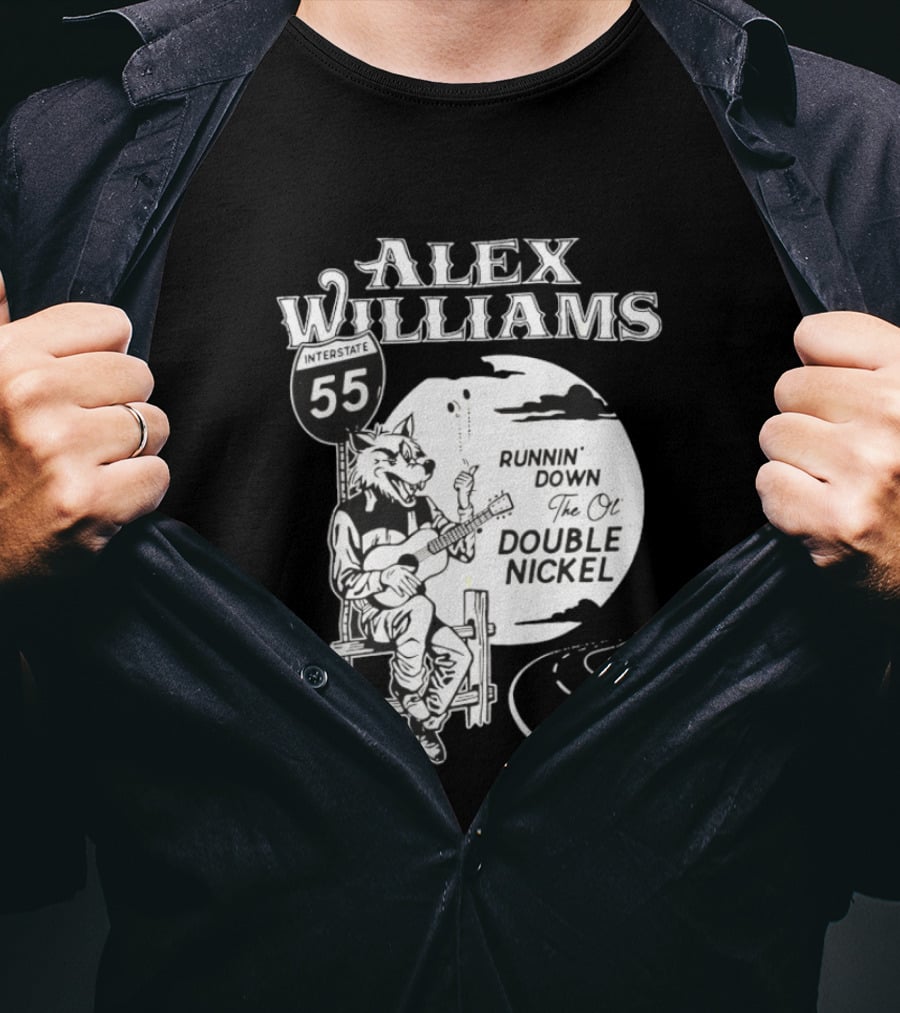Alex Williams 55 Runnin' Down The Ol' Double Nickel T-Shirt