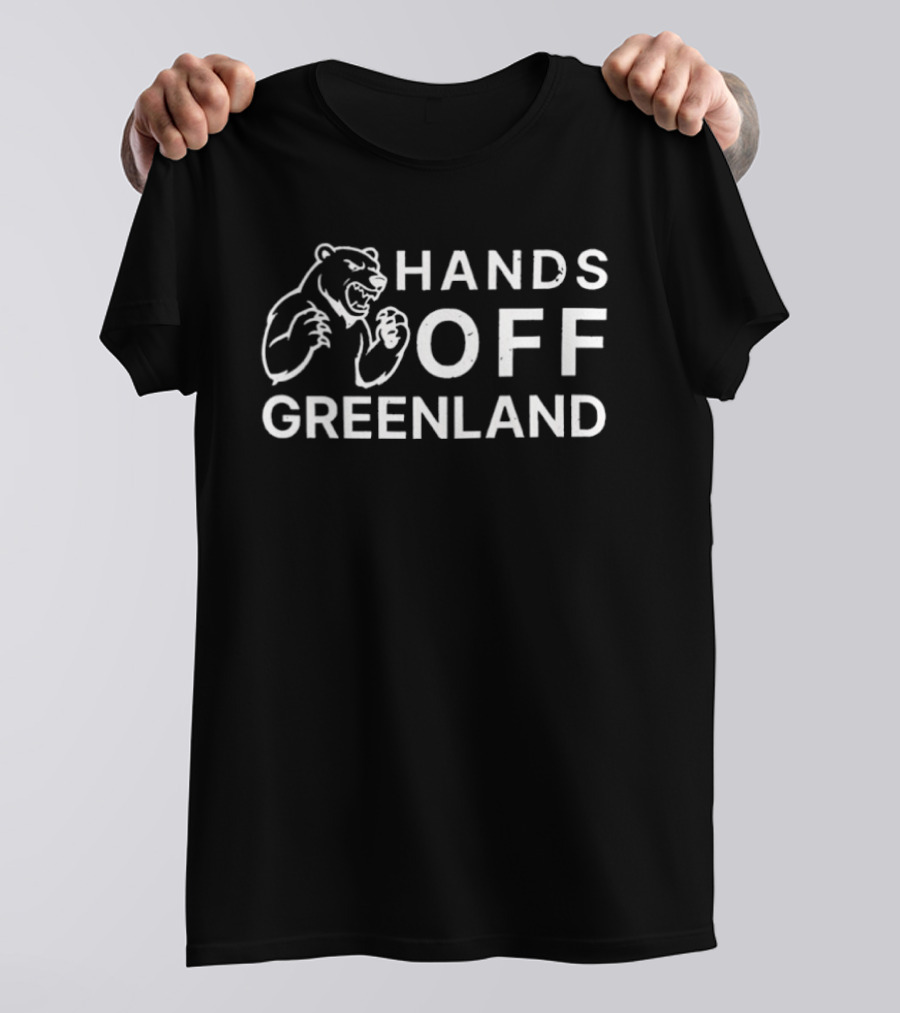 Bear Hands Off Greenland Protest T-Shirt