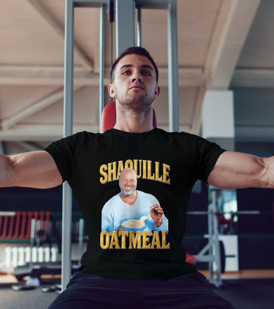SHAQUILLE OATMEAL Shaq O'Neal Breakfast Cereal Humor T-Shirt