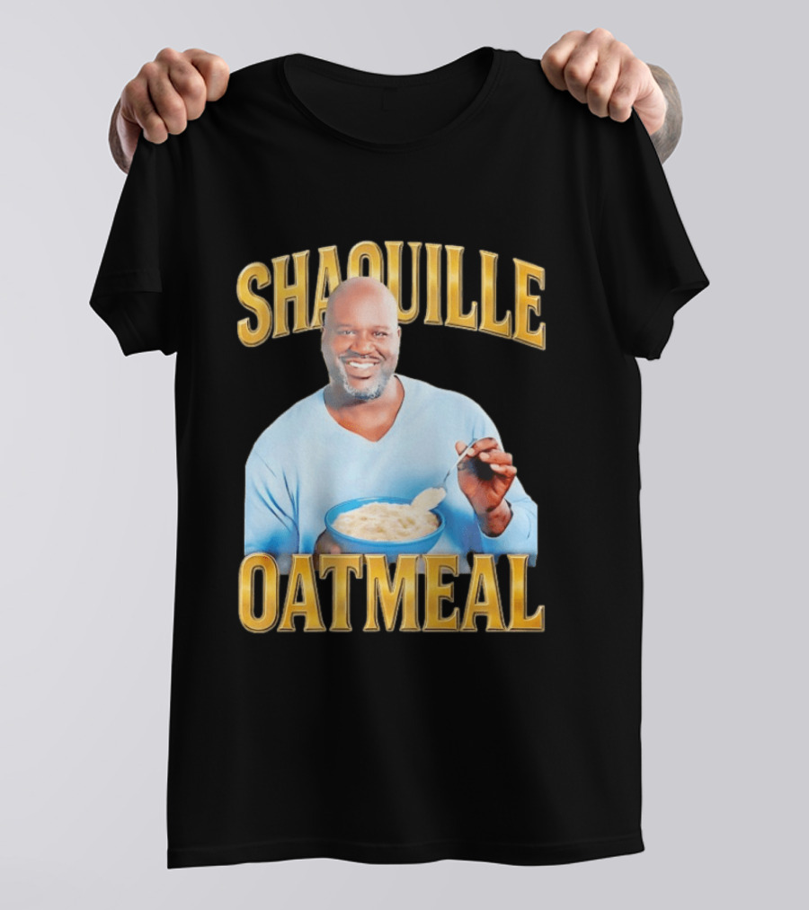 SHAQUILLE OATMEAL Shaq O'Neal Breakfast Cereal Humor T-Shirt