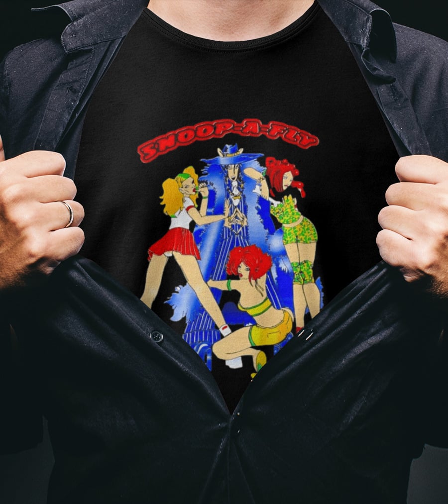 Snoop Doggy Dogg Snoop A Fly Anime Girls Colorful T-Shirt