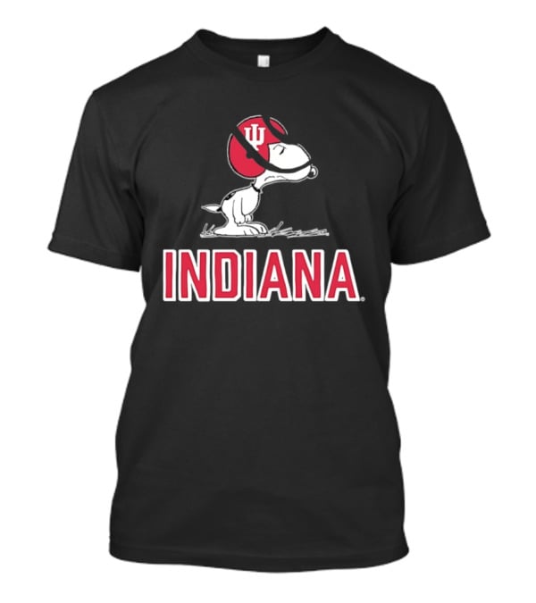 Snoopy Indiana Hoosiers Football Peanuts IU T-Shirt