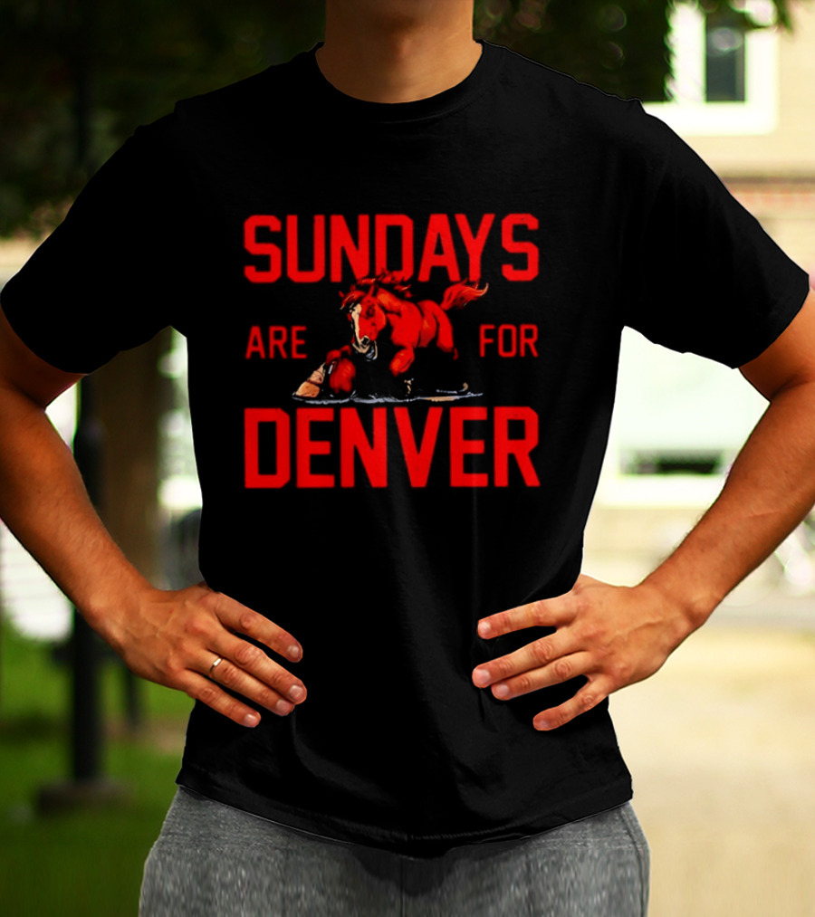Sundays Are For Denver Broncos T-Shirt