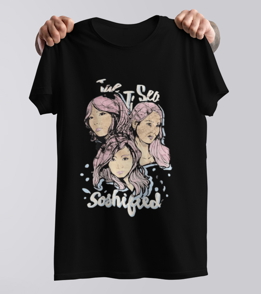 Tae Ji Seo Soshified Pastel Portrait Trio T-Shirt