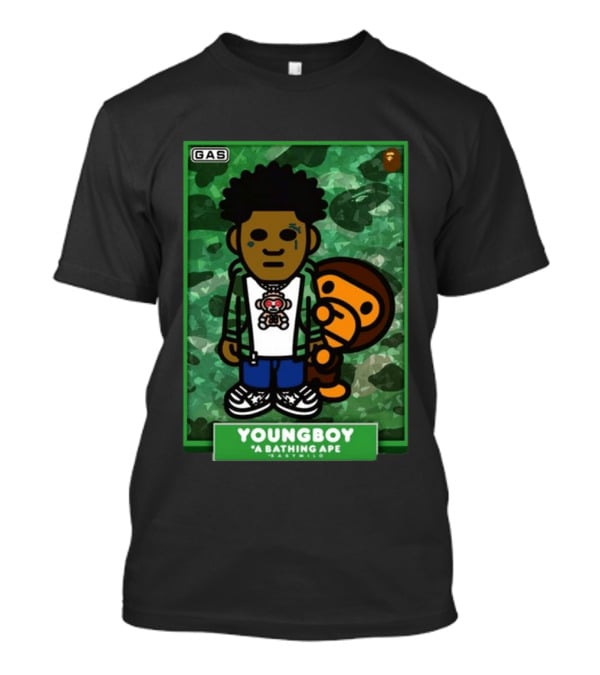 YOUNGBOY A Bathing Ape BAPE Milo Collaboration T-Shirt