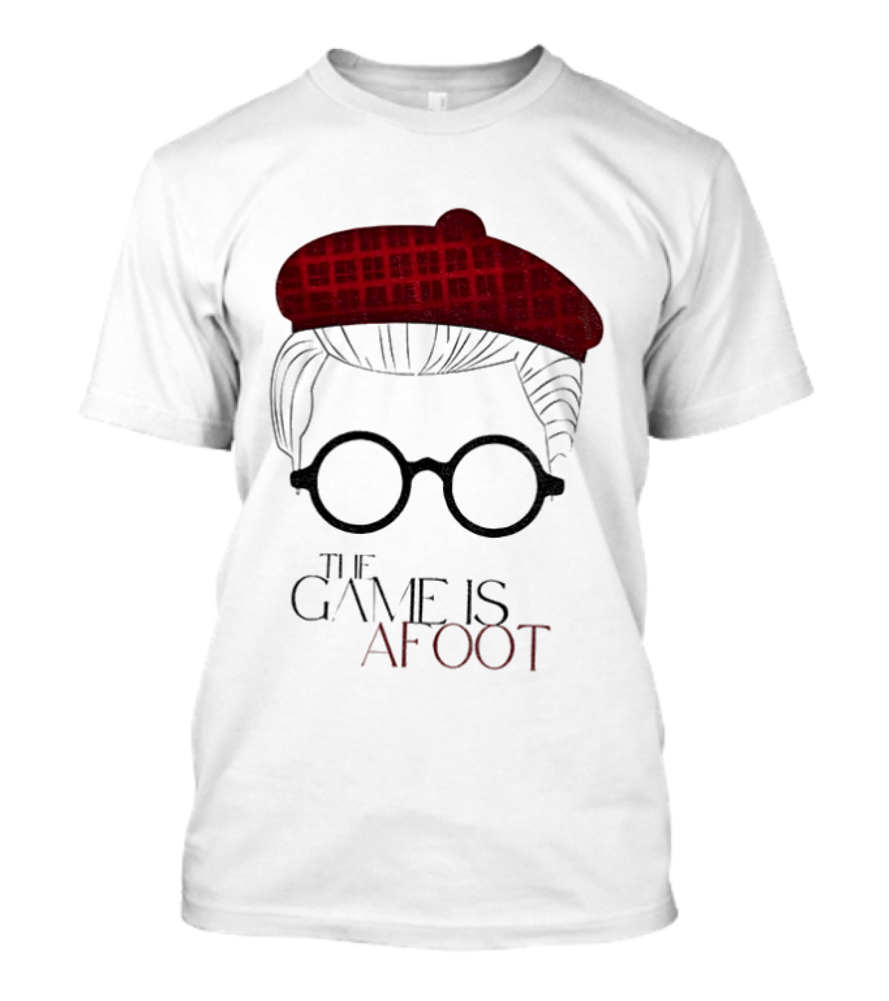 Alan Cumming Traitors The Game Is Afoot Red Beret Glasses T-Shirt