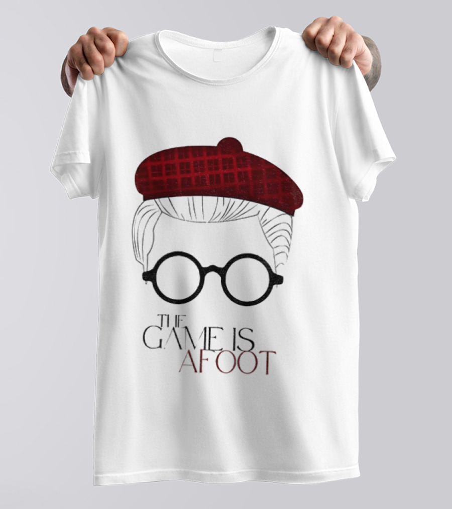 Alan Cumming Traitors The Game Is Afoot Red Beret Glasses T-Shirt