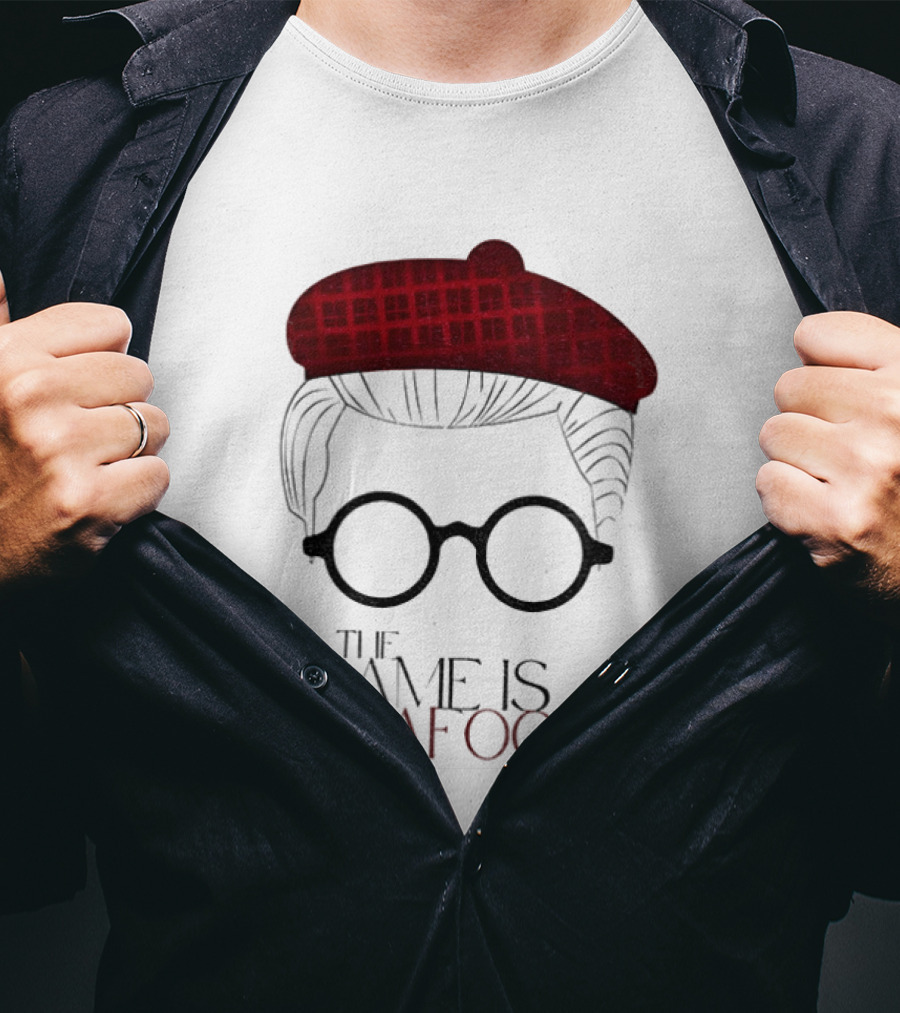 Alan Cumming Traitors The Game Is Afoot Red Beret Glasses T-Shirt