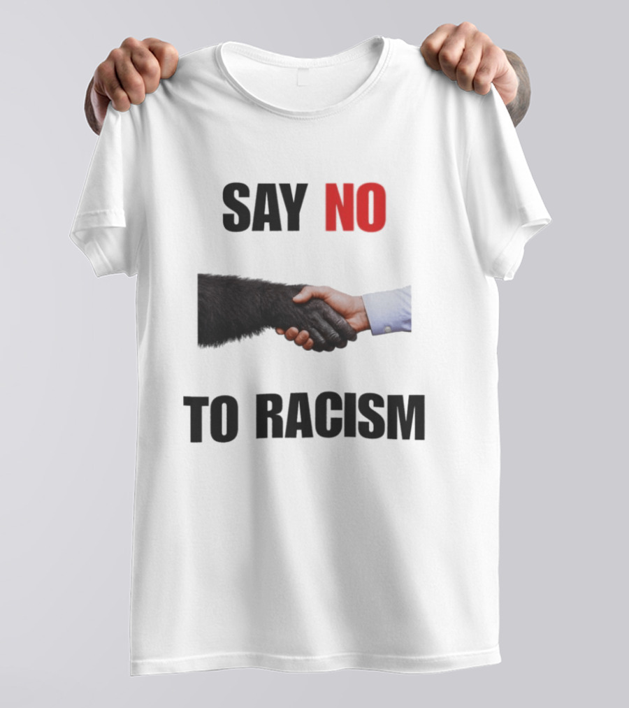 Say No To Racism Handshake Campaign T-Shirt