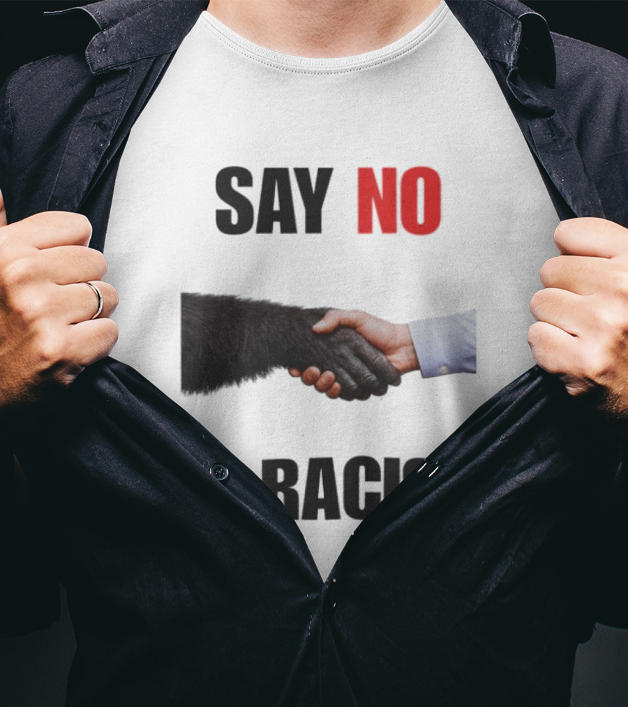 Say No To Racism Handshake Campaign T-Shirt