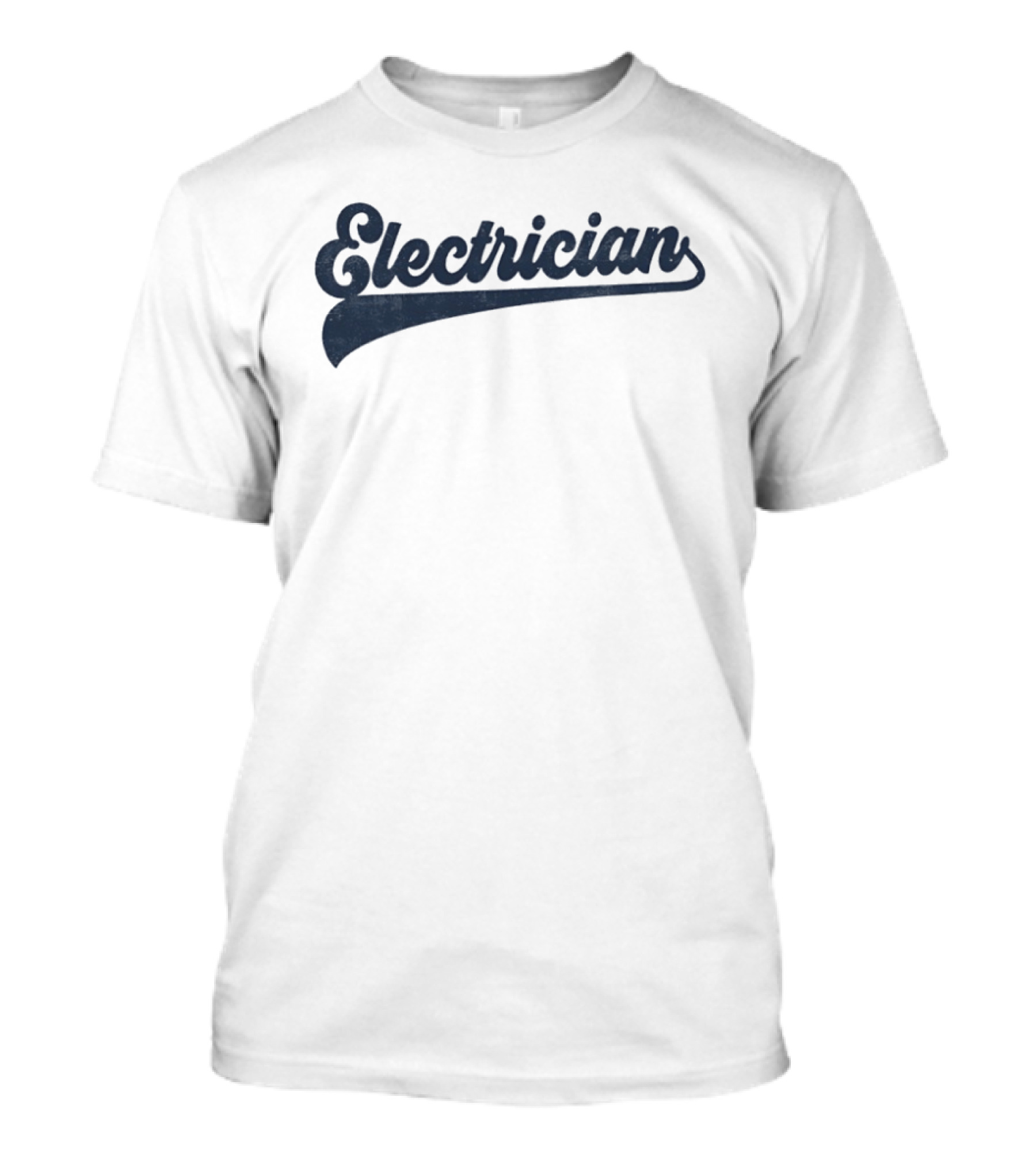 Electrician Script Font T-Shirt