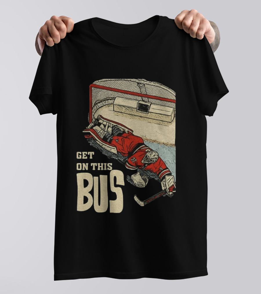 Brandon Bussi Carolina Hurricanes Get On This Bus NHL T-Shirt