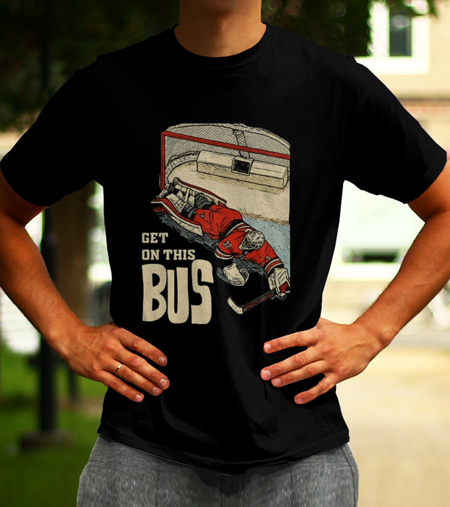 Brandon Bussi Carolina Hurricanes Get On This Bus NHL T-Shirt