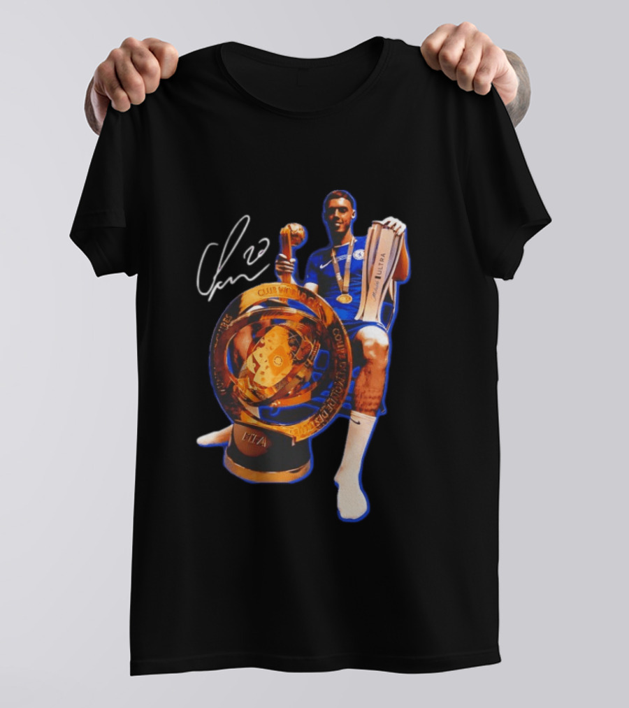 Cole Palmer Club World Cup FIFA Trophy Celebration T-Shirt