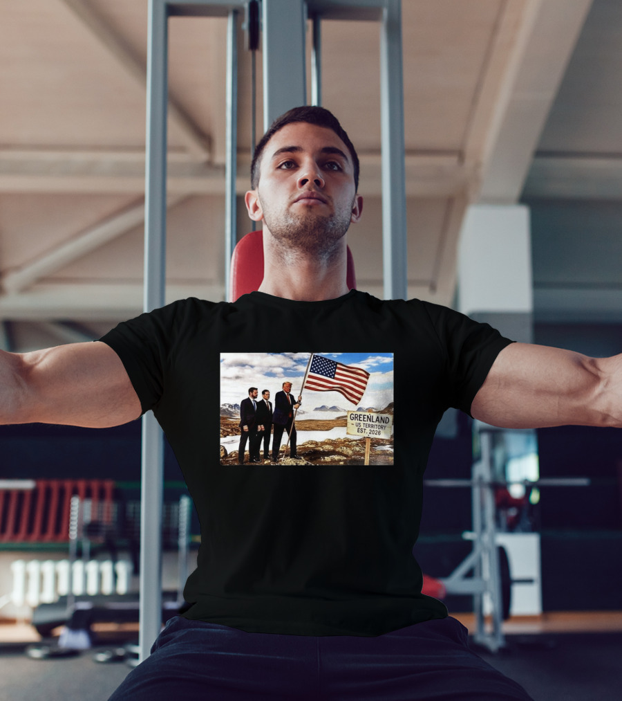 Donald Trump Greenland US Territory Flag 2026 T-Shirt