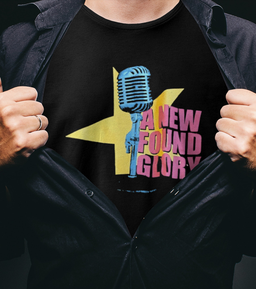 A New Found Glory Vintage Microphone Star T-Shirt