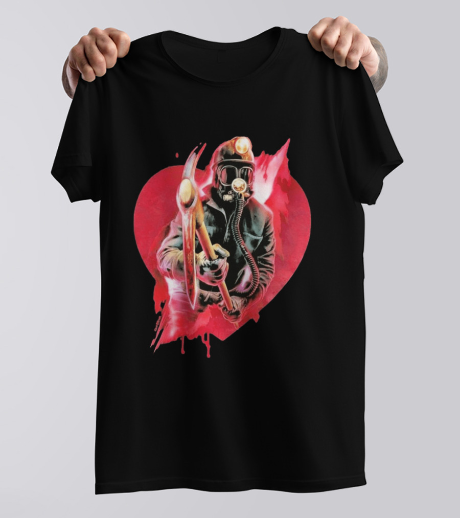 My Bloody Valentine 45th Anniversary Miner Heart T-Shirt
