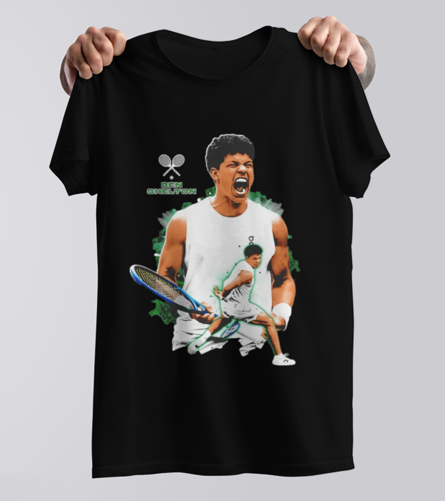 Ben Shelton Tennis Aura Athlete T-Shirt