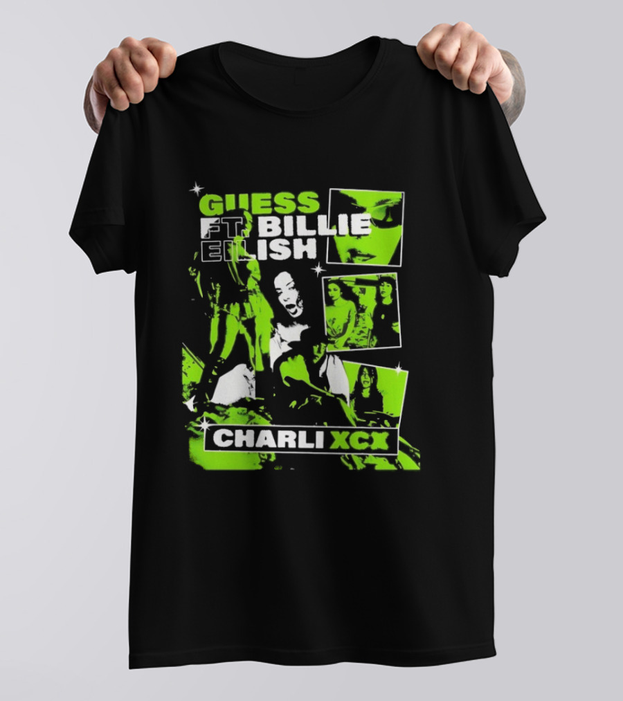 Guess Ft Billie Eilish Charli Xcx T-Shirt
