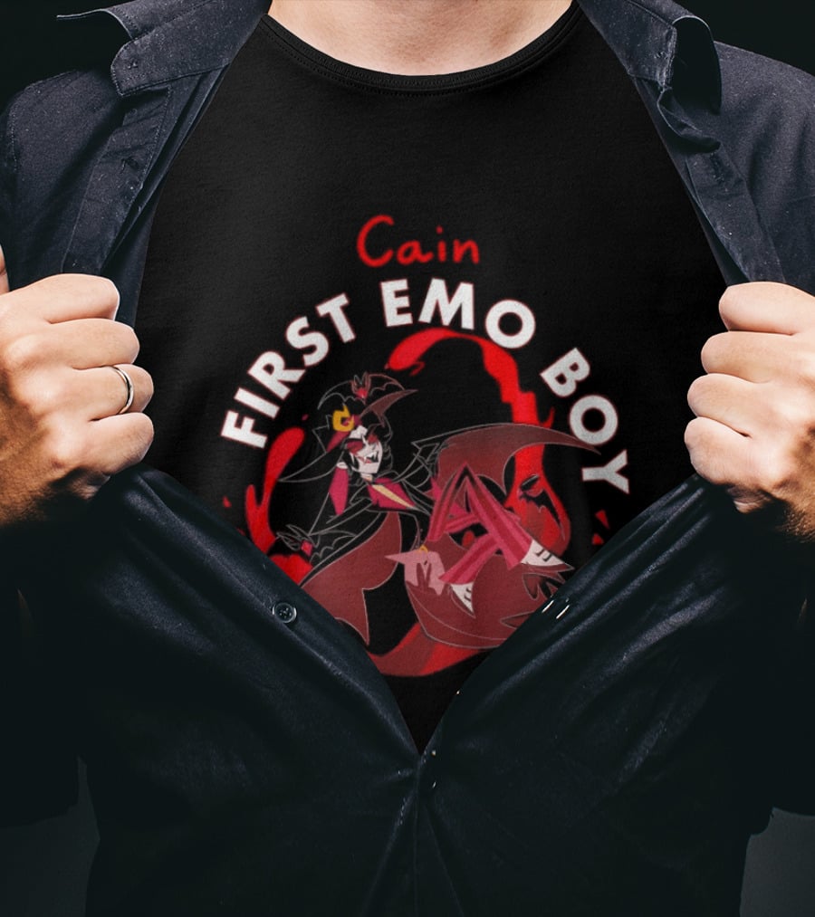 Cain First Emo Boy Hazbin Hotel T-Shirt