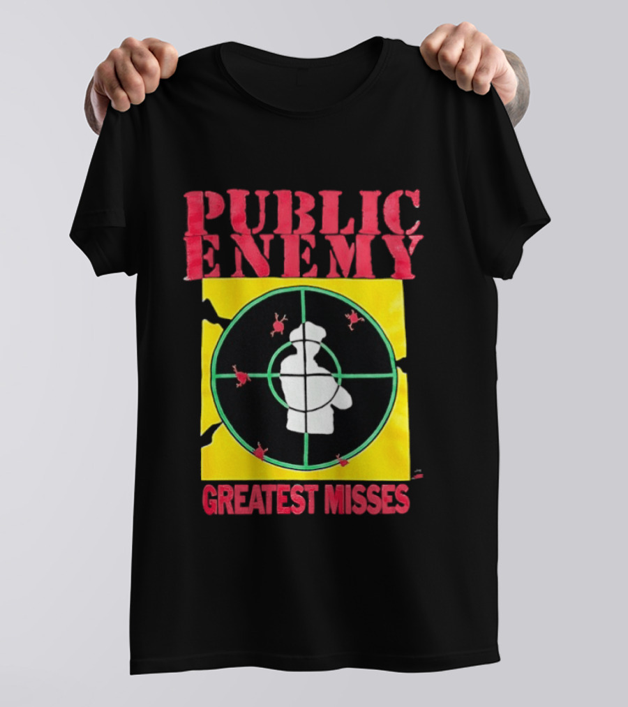 Public Enemy Greatest Misses Target T-Shirt