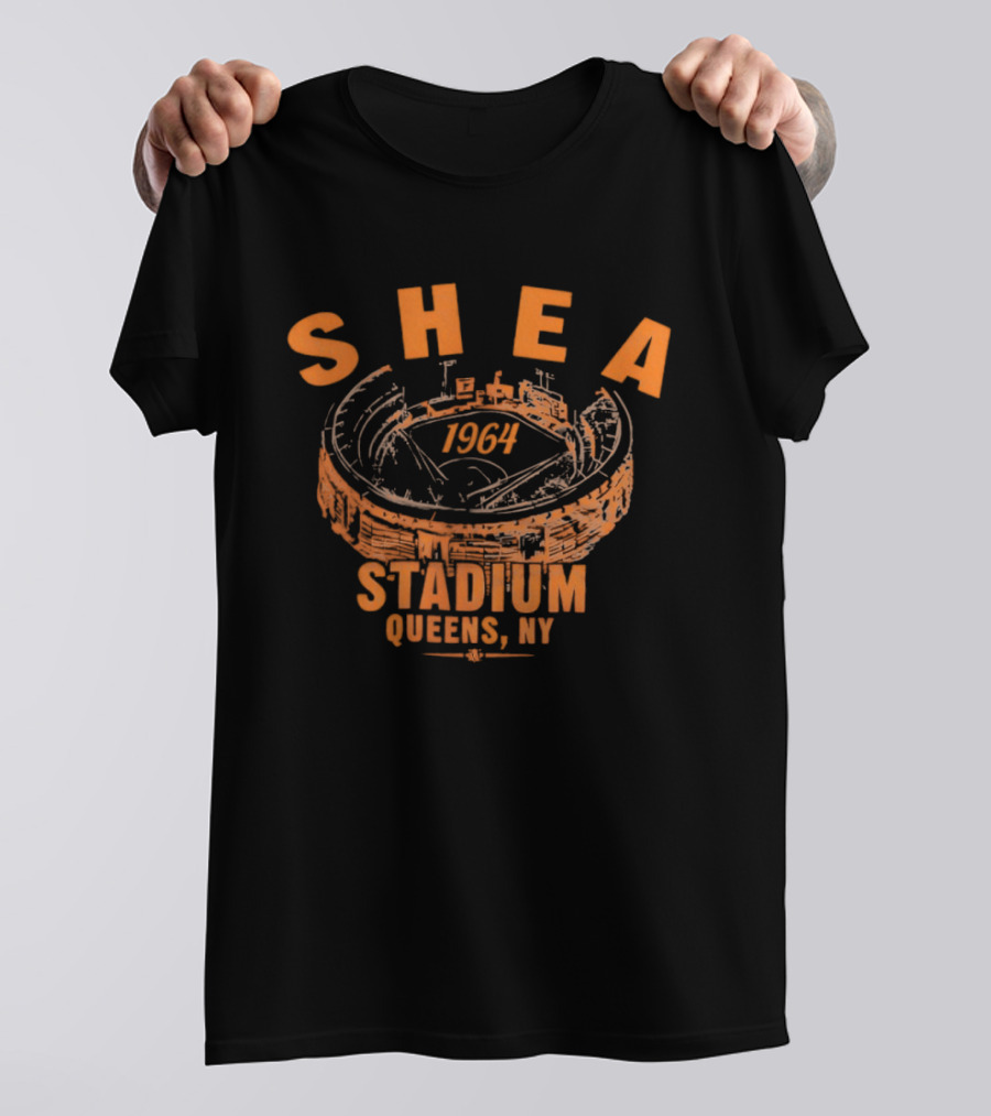 Shea 1964 Stadium Queens NY Baseball Heritage T-Shirt
