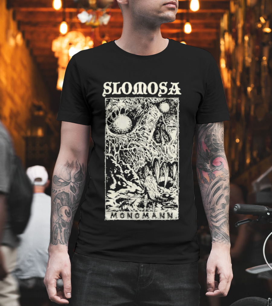 Slomosa Monomann Psychedelic Scandinavian T-Shirt
