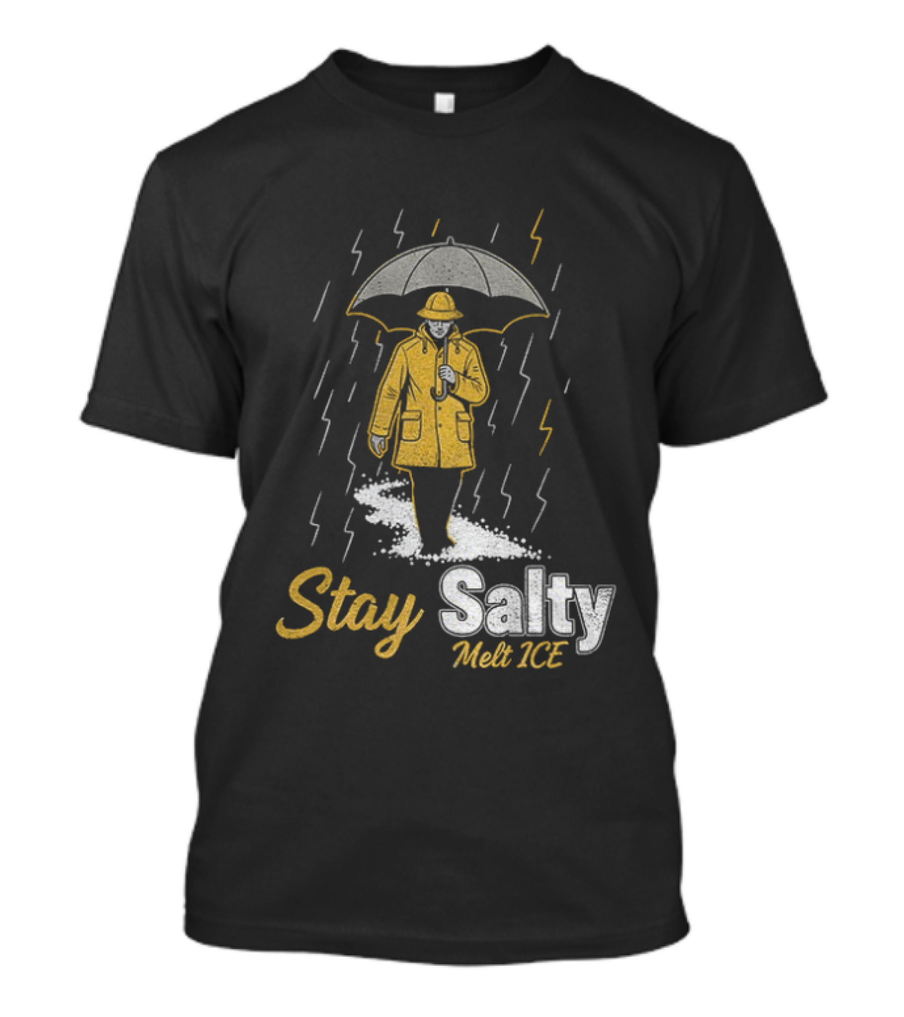 Stay Salty Melt ICE Anti Trump Political Umbrella Raincoat Protest T-Shirt