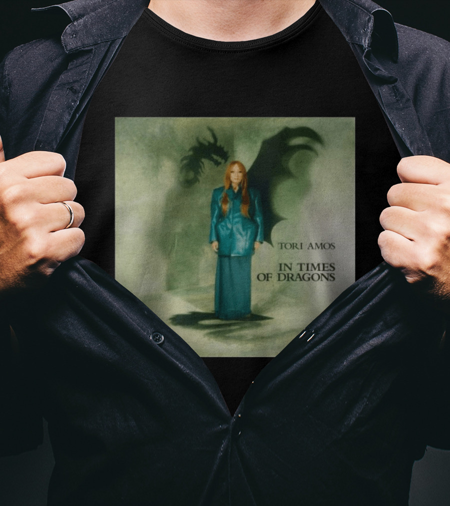 Tori Amos In Times Of Dragons US Tour 2026 Shadowed Dragon T-Shirt