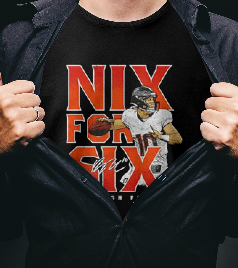 Nix For Six Mile High Football Quarterback Action Ready T-Shirt