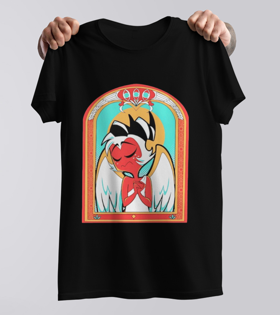 Helluva Boss Saint Fuckass Angel Character Image T-Shirt