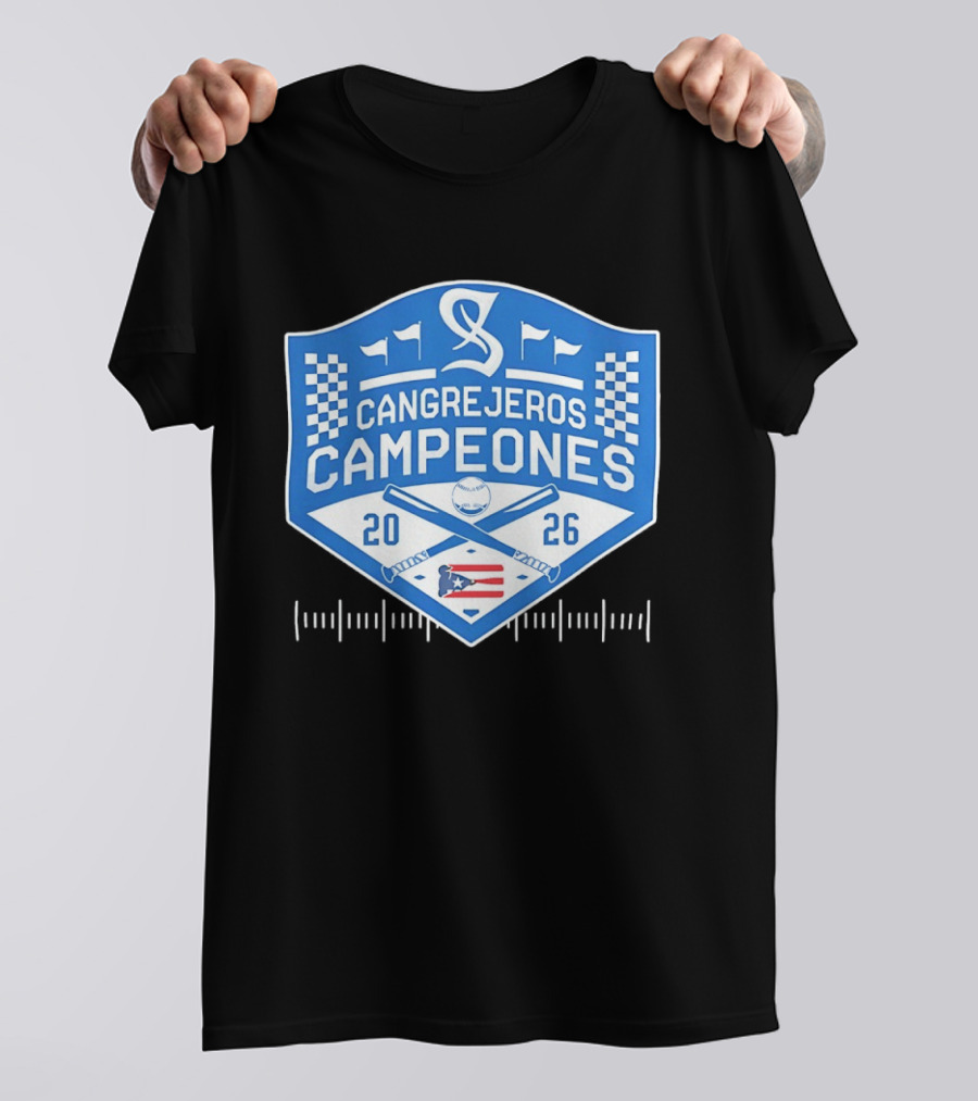 Cangrejeros Campeones 2026 LBPRC Puerto Rico Baseball T-Shirt