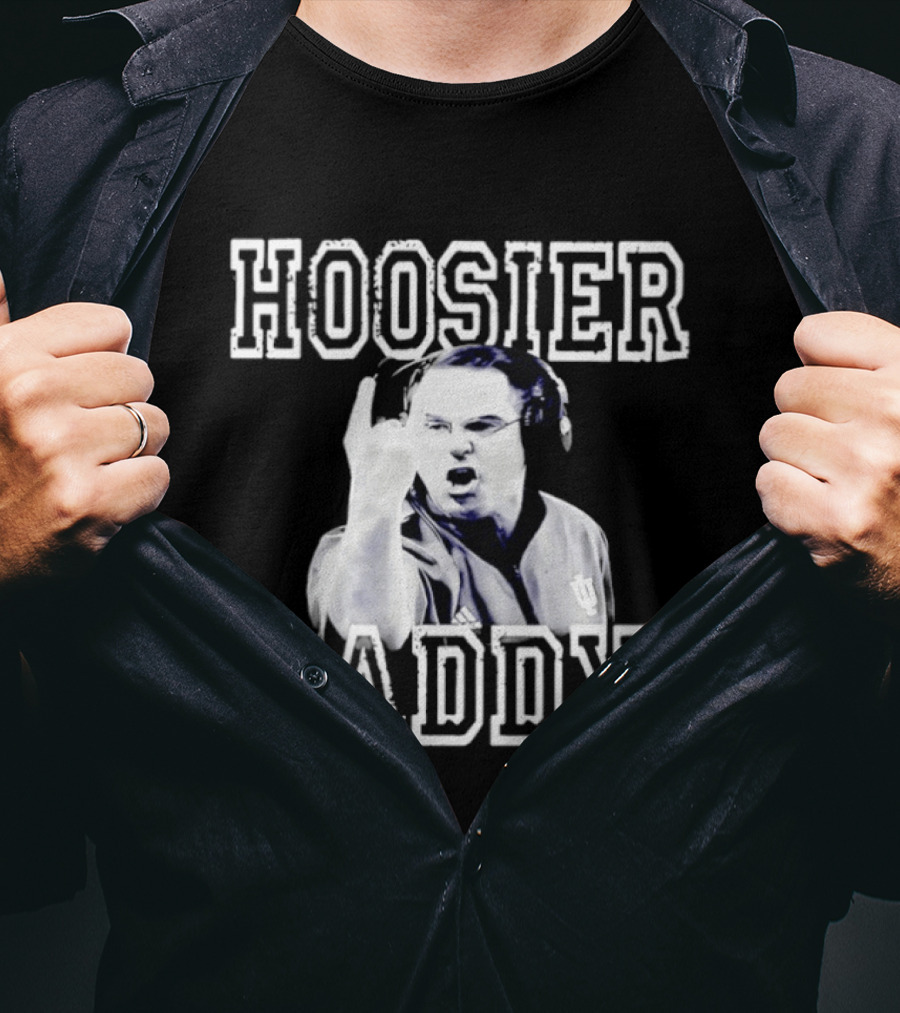 Curt Cignetti Hoosier Daddy Coach Gesture Indiana Fan T-Shirt
