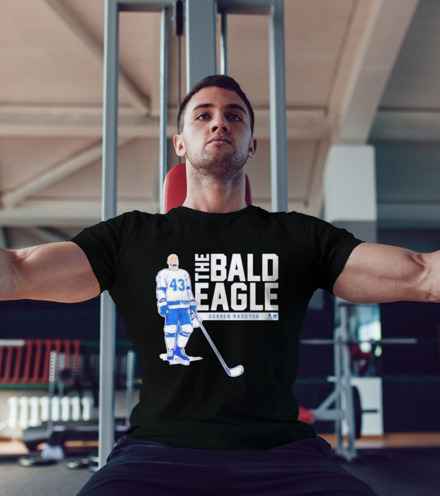 Darren Raddysh The Bald Eagle Number 43 Hockey Player T-Shirt
