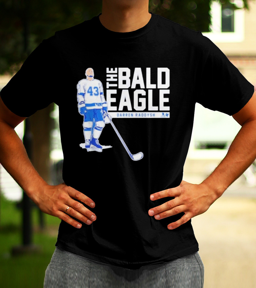 Darren Raddysh The Bald Eagle Number 43 Hockey Player T-Shirt