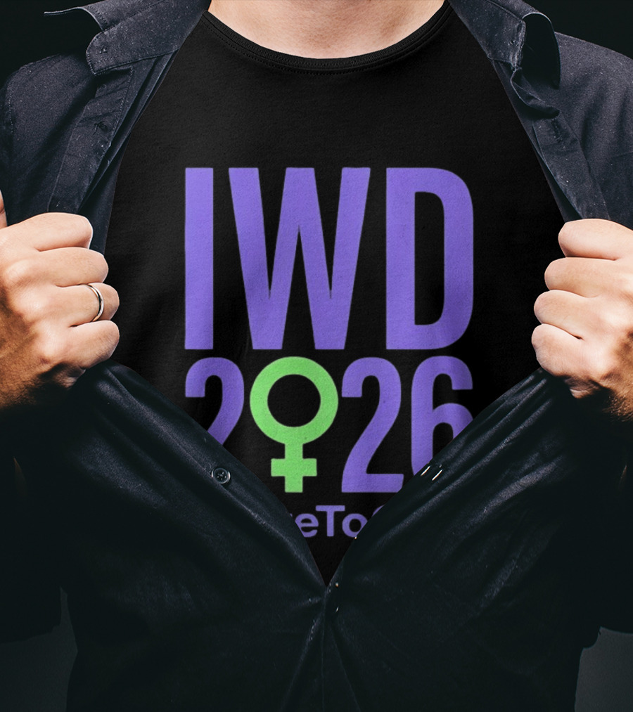 IWD 2026 #GiveToGain International Women's Day T-Shirt