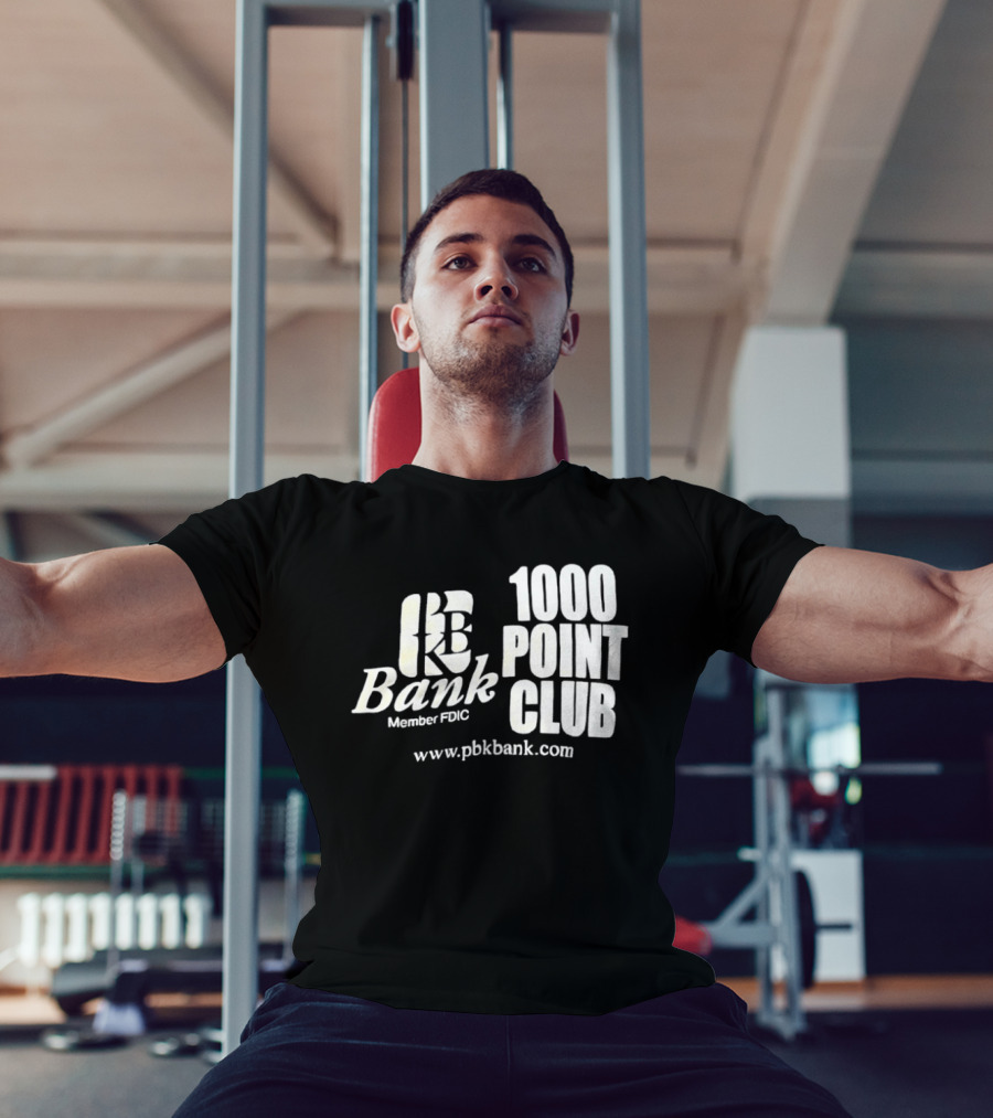 PBK Bank 1000 Point Club Member FDIC Www.pbkbank.com T-Shirt