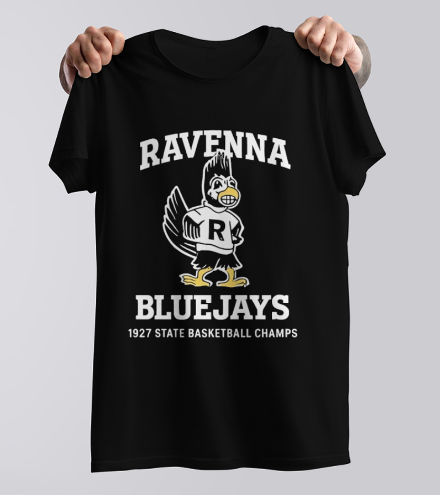 Ravenna Blue Jays 1927 State Basketball Champs T-Shirt