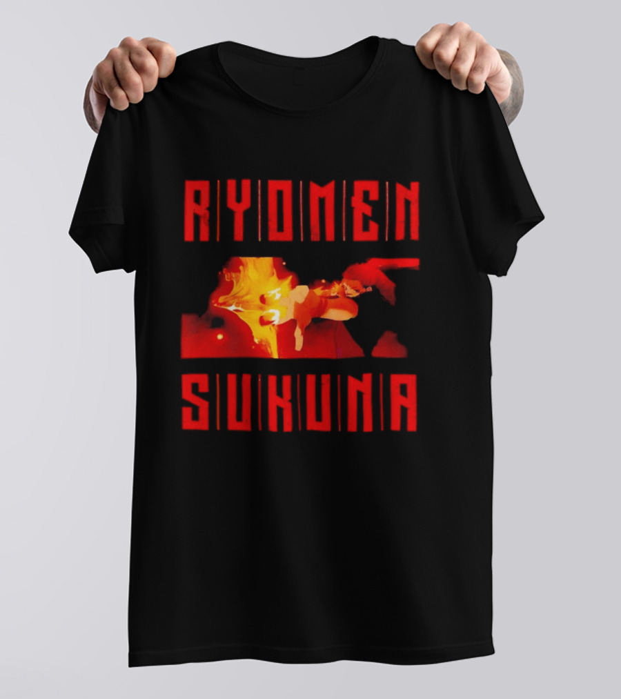 Ryomen Sukuna Jujutsu Kaisen Anime Character Power Display T-Shirt