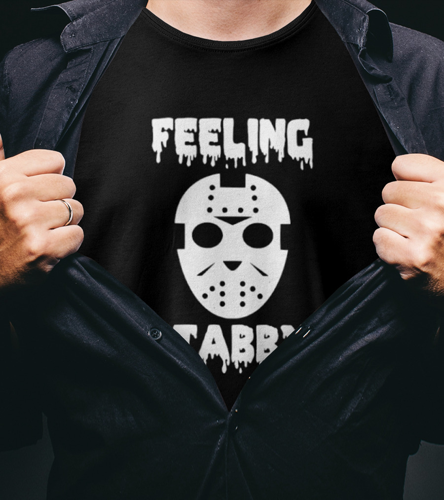 Feeling Stabby Jason Voorhees Mask Horror T-Shirt