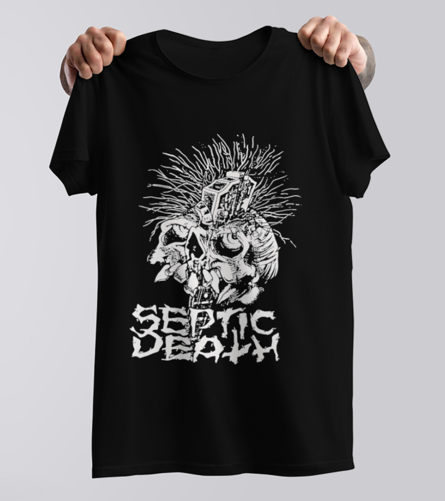 Septic Death Skull Art Punk T-Shirt