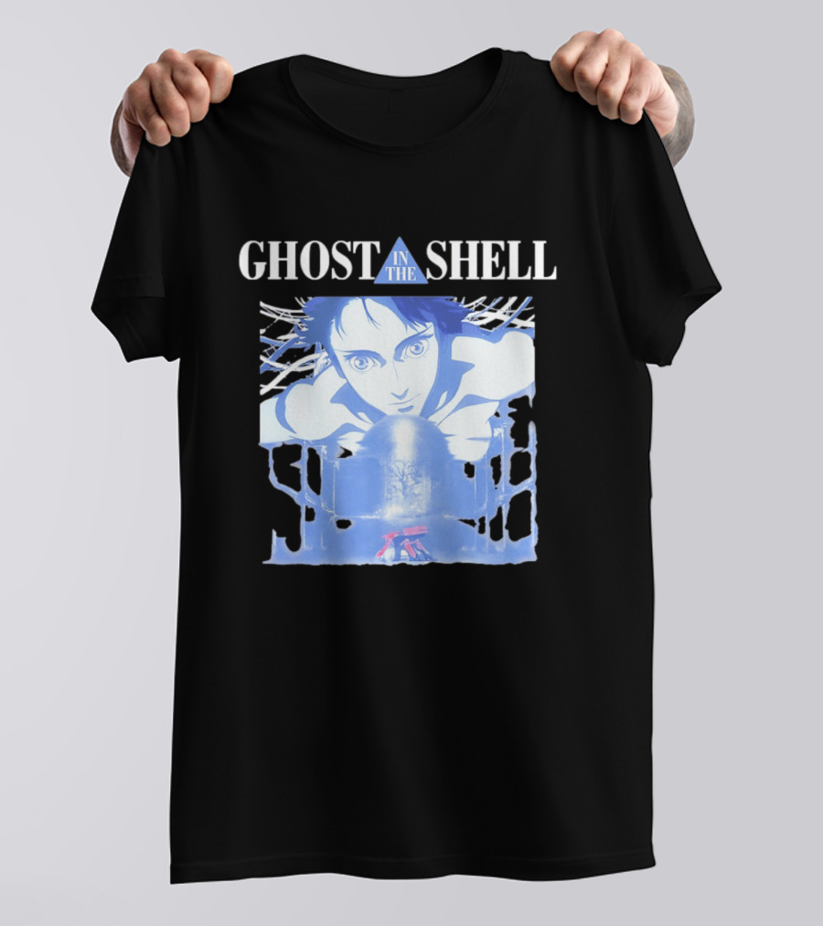 Ghost In The Shell Puppet Master Anime Character And Title T-Shirt